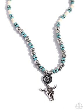Longhorn Longevity White Necklace
